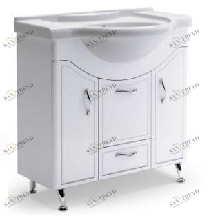 Тумба Севилья 85 с умывальником Дрея 85 RUNO 231340