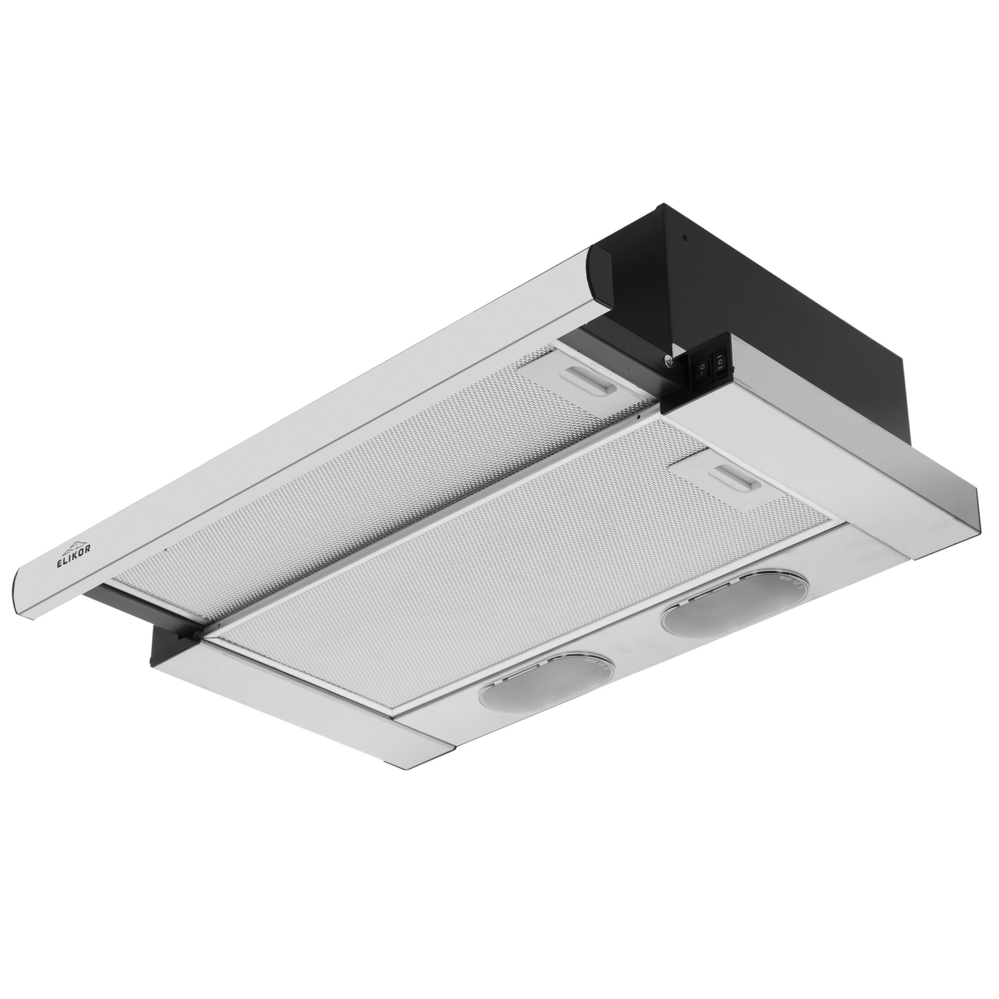 1074635 Вытяжка телескопическая ELIKOR Интегра 60Н-400-В2Л серебристый/серебристый STDN-0044679 - Вид №2