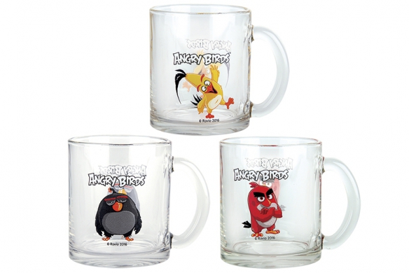 Кружка Angry Birds Movie Yellow 300 мл КОРАЛЛ ANGRY BIRDS MOVIE 029591 Прозрачный;желтый  - Вид №1
