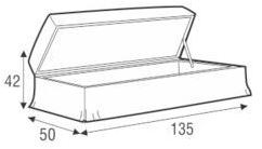 Sits Подставка для ног из ткани Sara sun-id-1373265 - Вид №4
