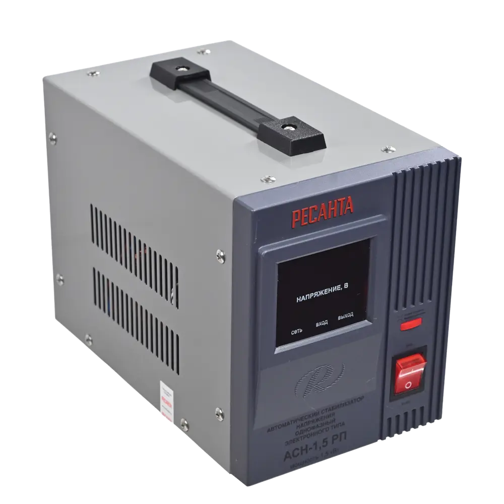 Стабилизатор напряжения Ресанта АСН-1.5 РП 1.5 кВт STLM-2194372 - Вид №10