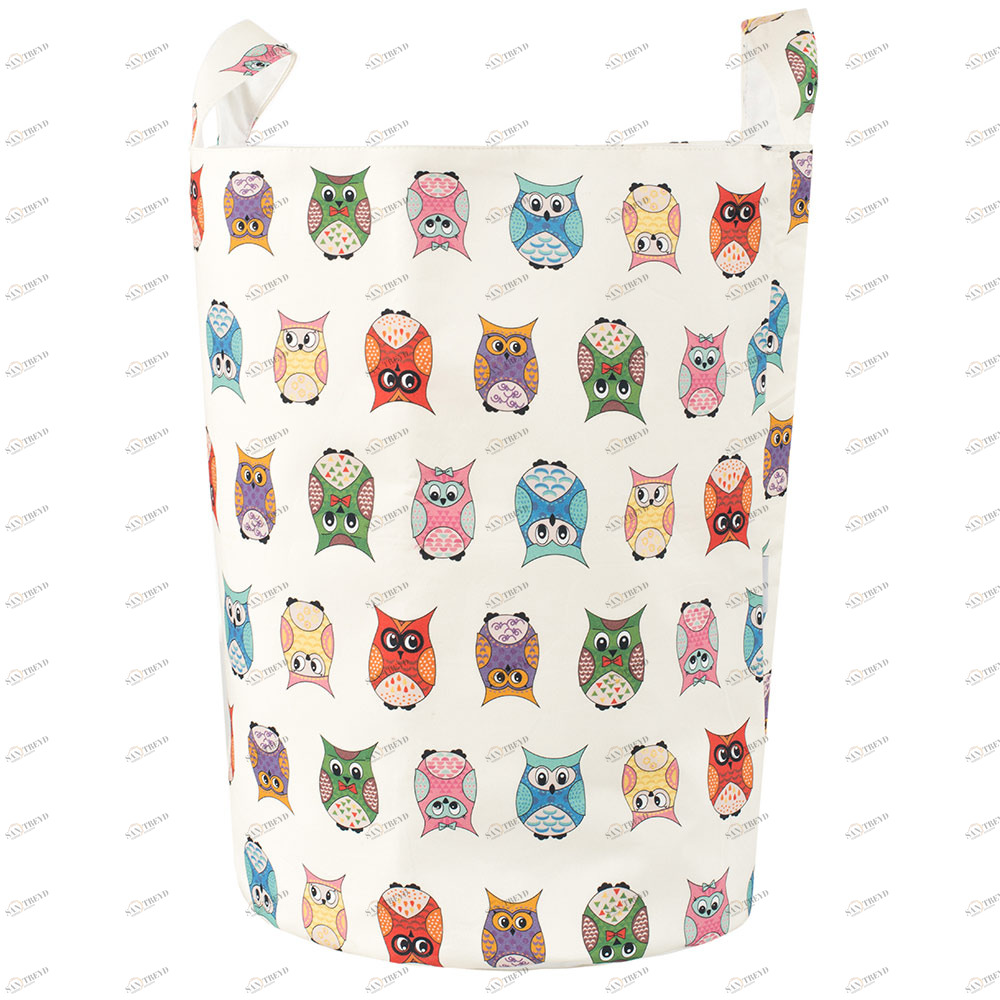 Корзина для игрушек тканевая Funky Owl VAMVIGVAM FUNKY OWL 282061 Красный;голубой;розовый Santreyd 