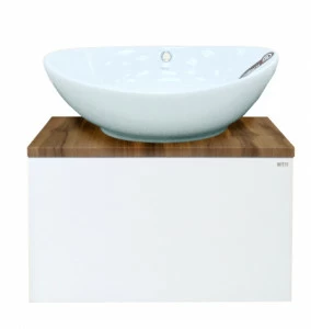 Тумба Ива-60 подвесная комбинированная 1 ящ. с раков. Kirovit Гамма