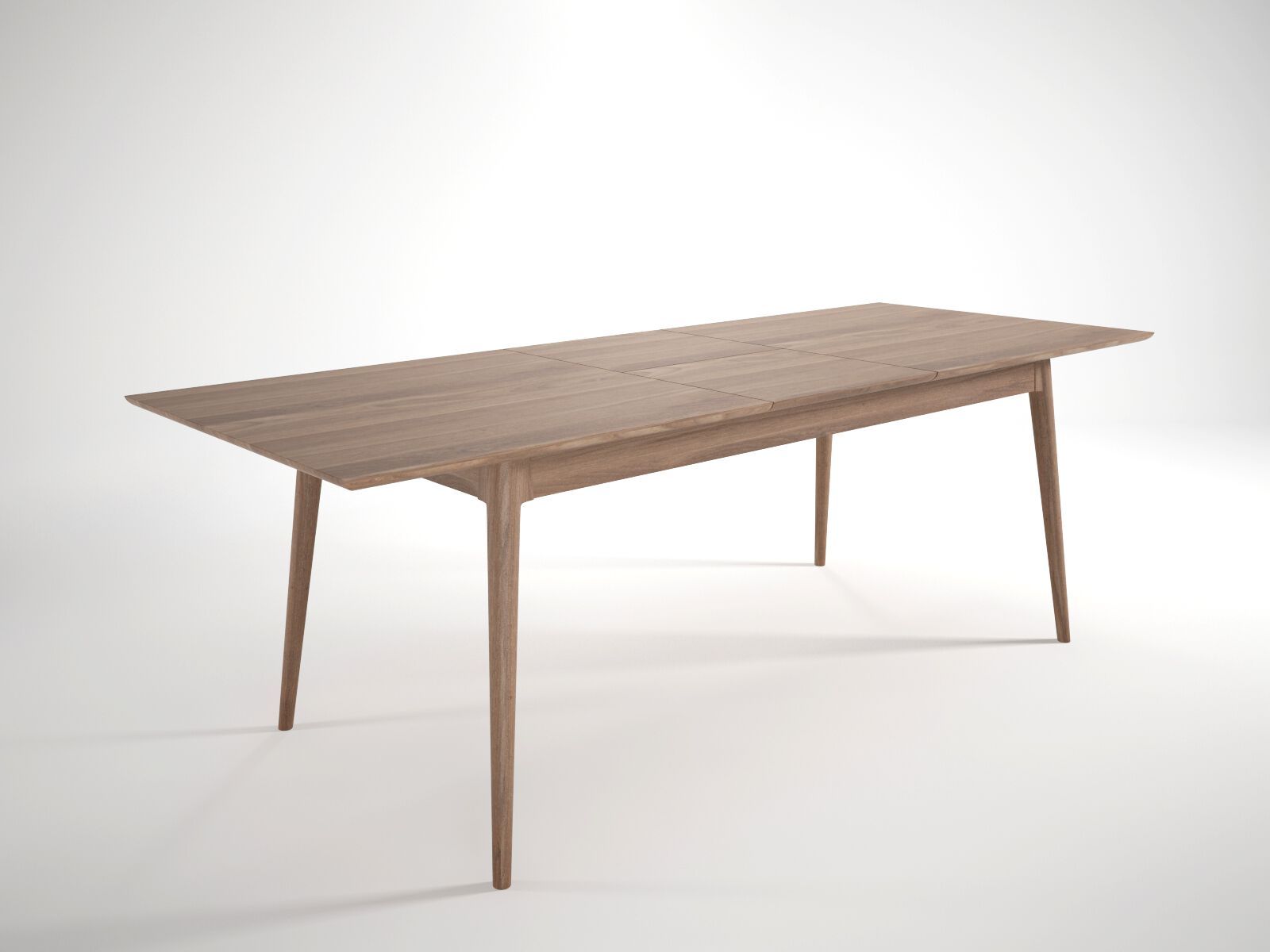 Деревянный прямоугольный выдвижной стол для гостиной KARPENTER Винтаж ARCH-00063168 - Вид №1