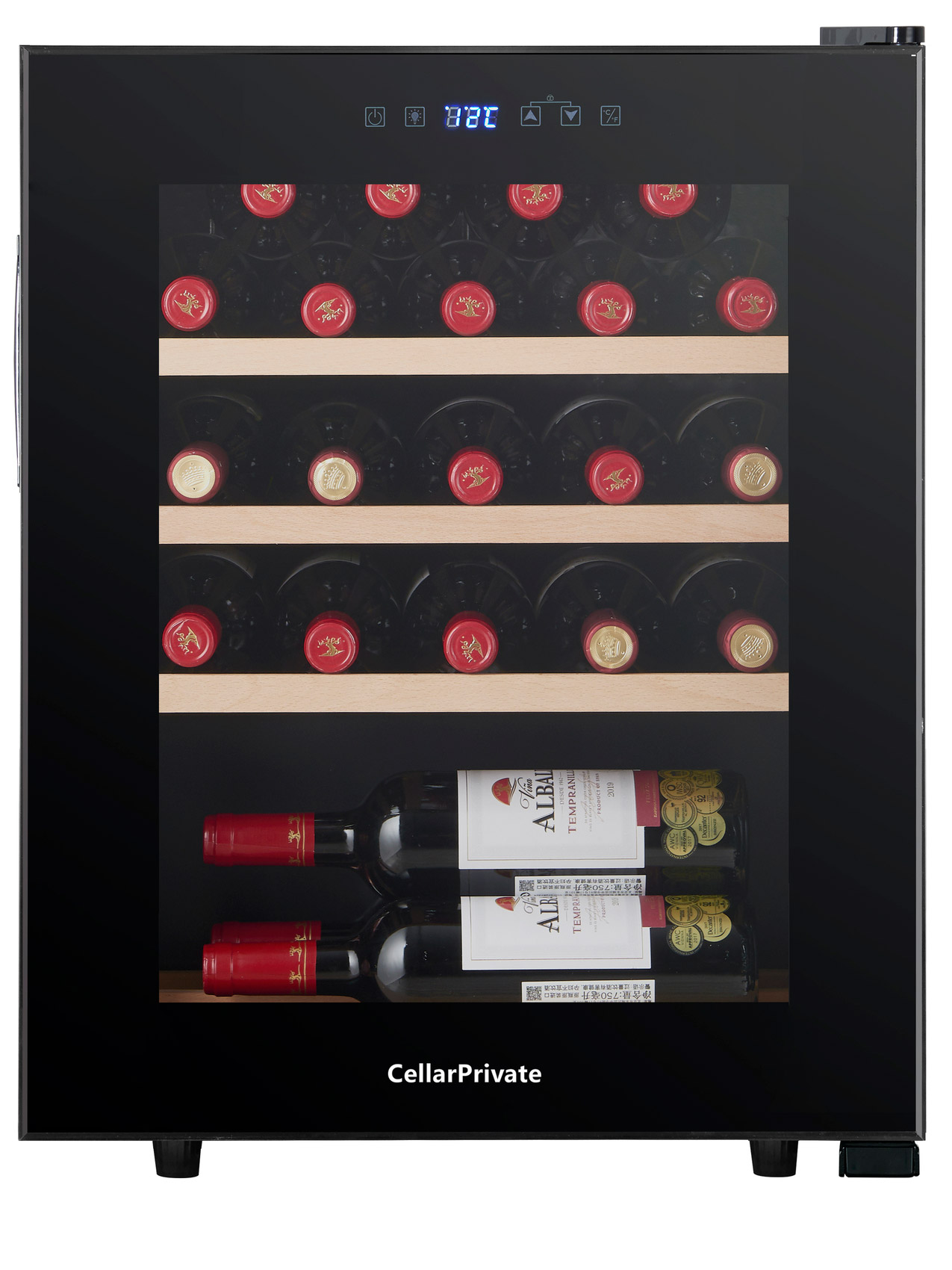 5352641 Винный шкаф Cellar Private CP023 черный STDN-0100187 - Вид №1