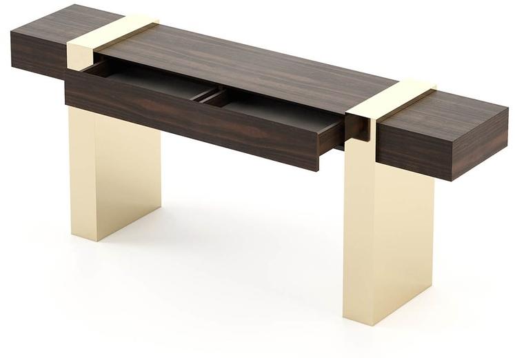 Laskasas Консоль из стали и дерева с ящиками sun-id-1394529 - Вид №1