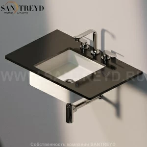 MW40SP9003 Накладная раковина под столешницу  квадратная Ceramica Flaminia Miniwash