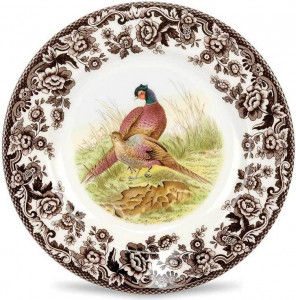 10569952 Spode Тарелка закусочная Spode Английские охотничьи мотивы. Фазан, 20см Фаянс