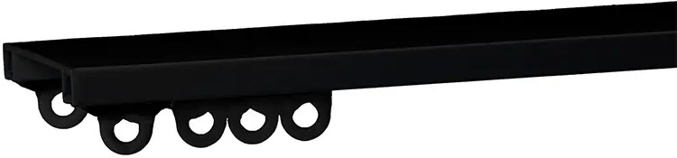 Карниз двухрядный ARTTEX Facile 200 см для штор и тюля 88521559