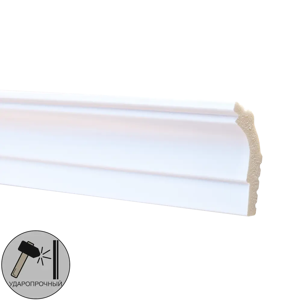 Плинтус потолочный ударопрочный FORMAT - стильное завершение интерьера 82998208 STLM-0038629 - Вид №1