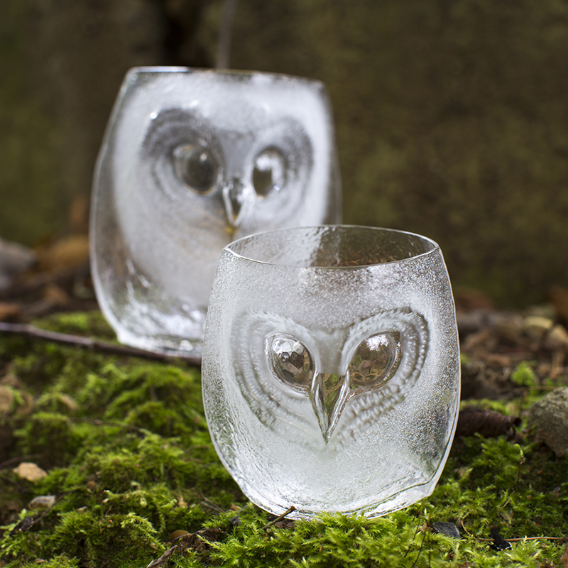 42043 Стакан из прозрачного хрусталя "Сова" (большой), 100 мм. Maleras  - Вид №4