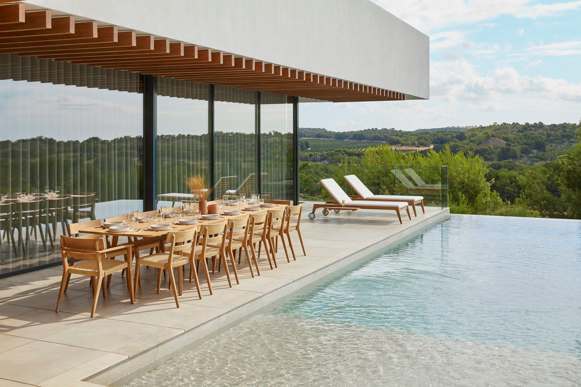 Выдвижной ТИК прямоугольный садовый стол POINT Paralel ARCH-00032934 - Вид №4