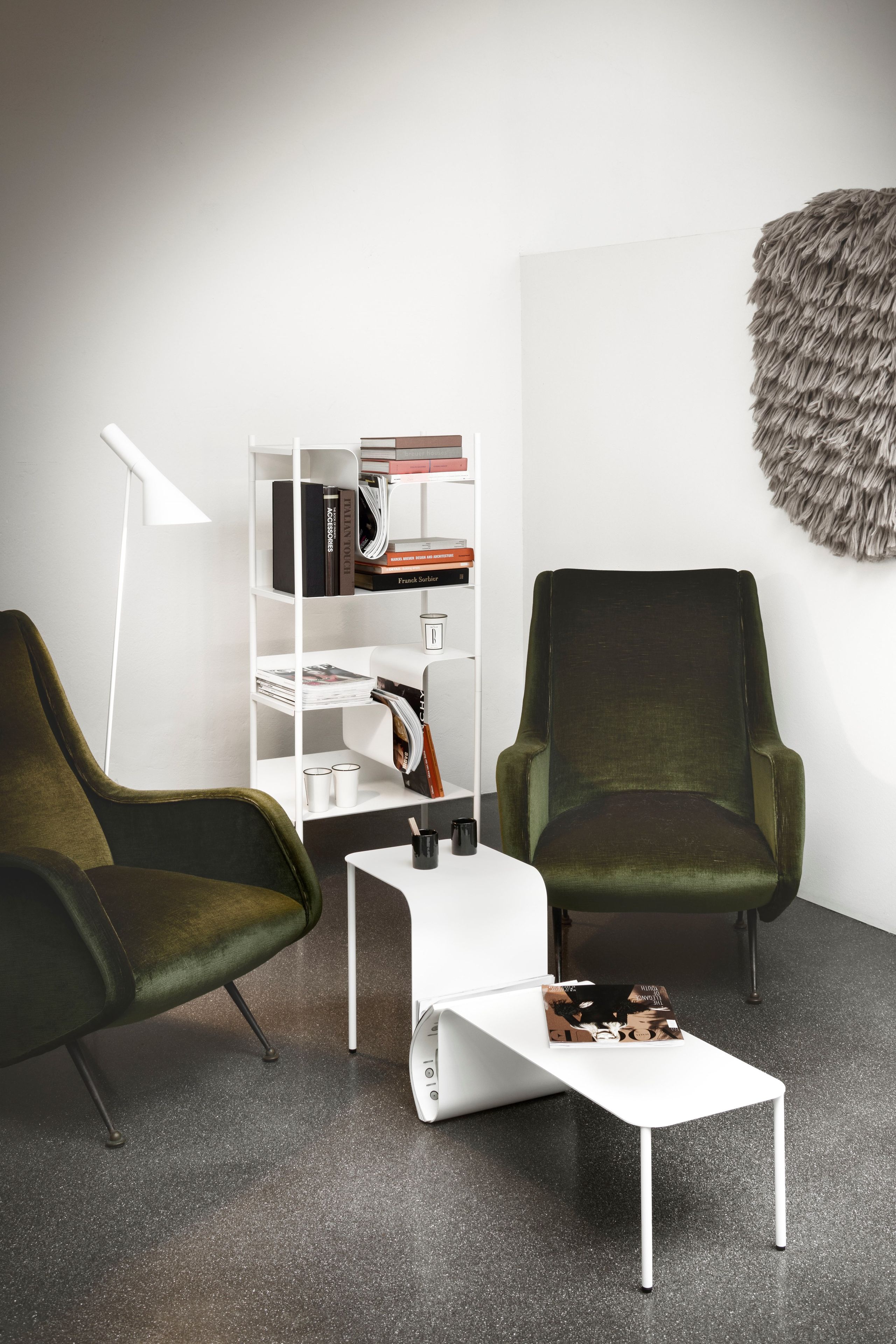 Журнальный столик из листового металла с журнальной стойкой True Design ARCH-00059376 - Вид №4