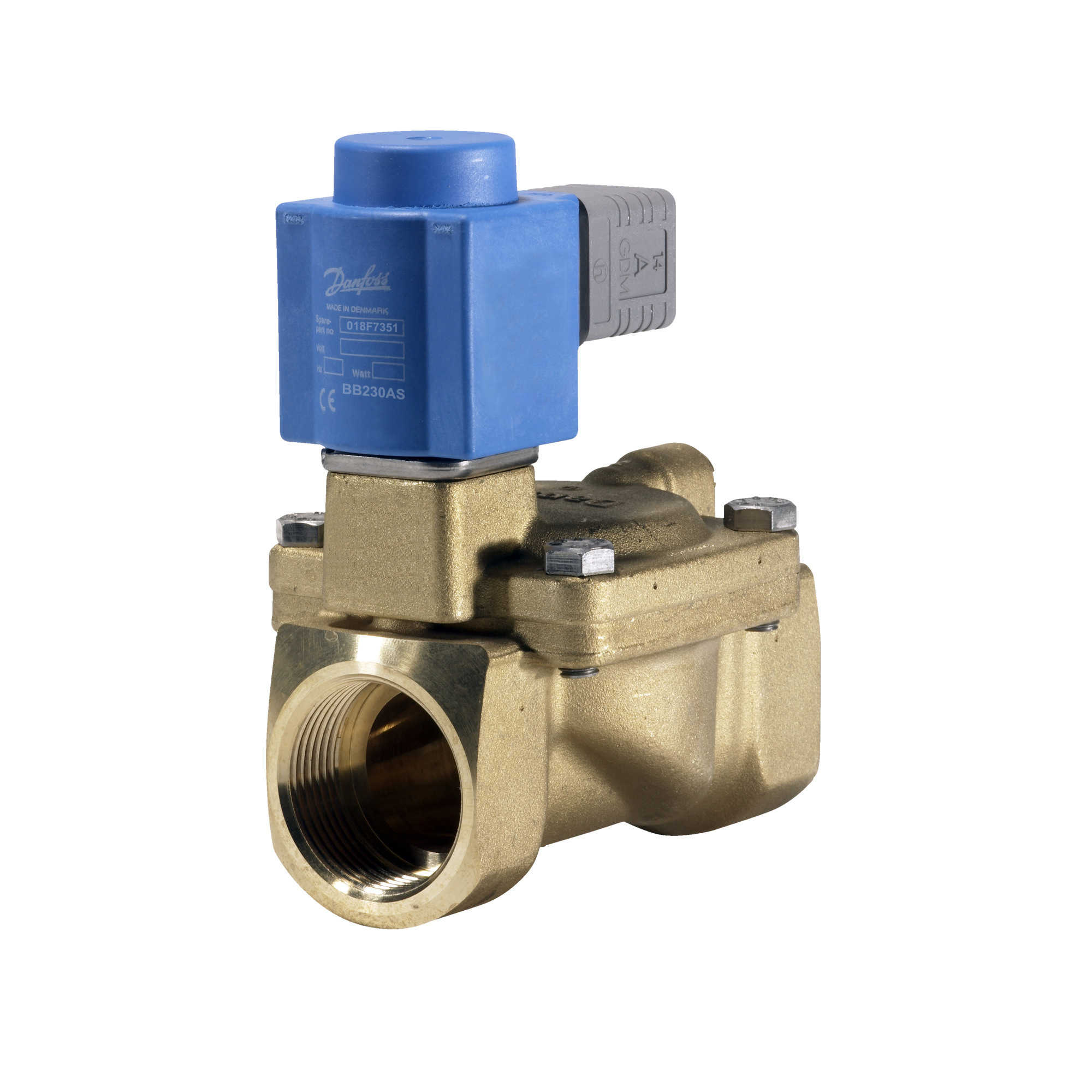 Danfoss EV220B — двухходовые электромагнитные клапаны для общей промышленности Клапан электромагнитный EV220B с кат. 032U460416  - Вид №42