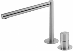 Water Evolution Смеситель для раковины на 2 отверстия из нержавеющей стали Lapa