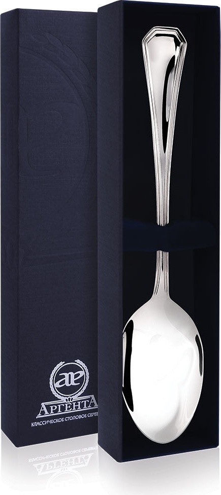 10569235 Аргента (Россия) Ложка столовая "Элегант" Серебро 925 