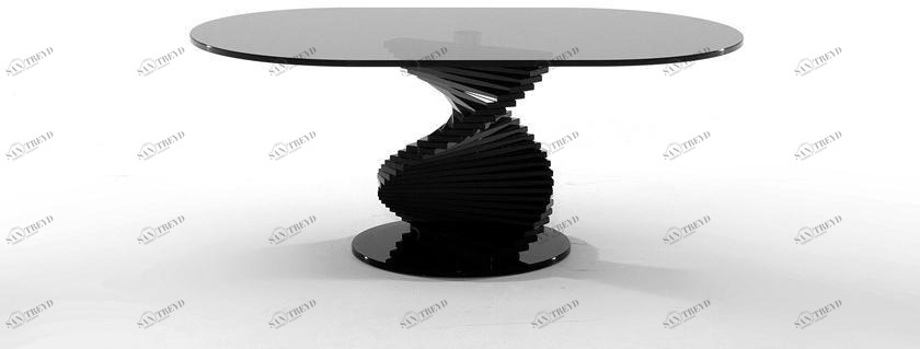 Tonin Casa Журнальный столик овальный стеклянный sun-id-1509129