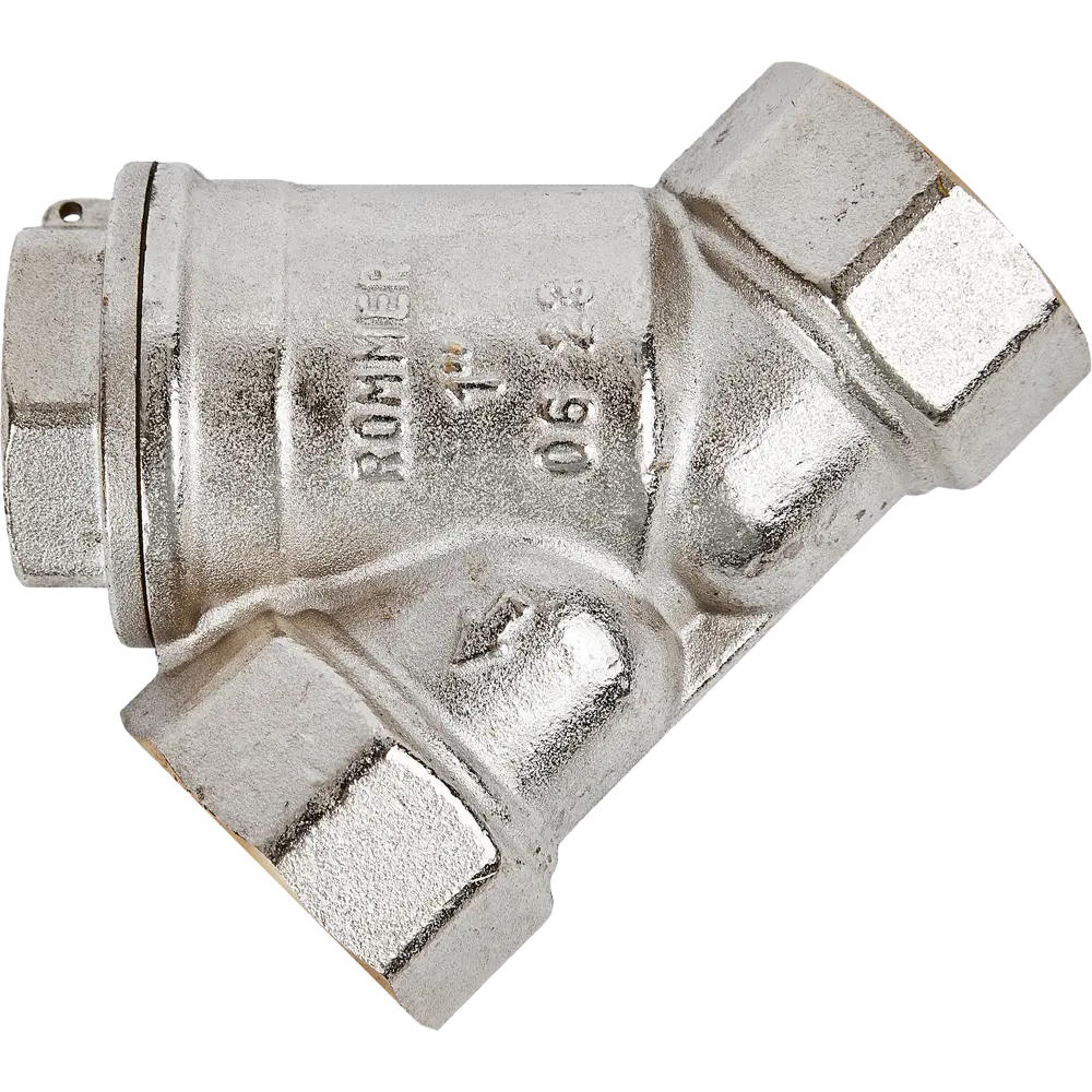 Фильтр косой Rommer для грубой очистки воды 1" с сеткой 500 мкм 89341963 STLM-1570285 - Вид №1