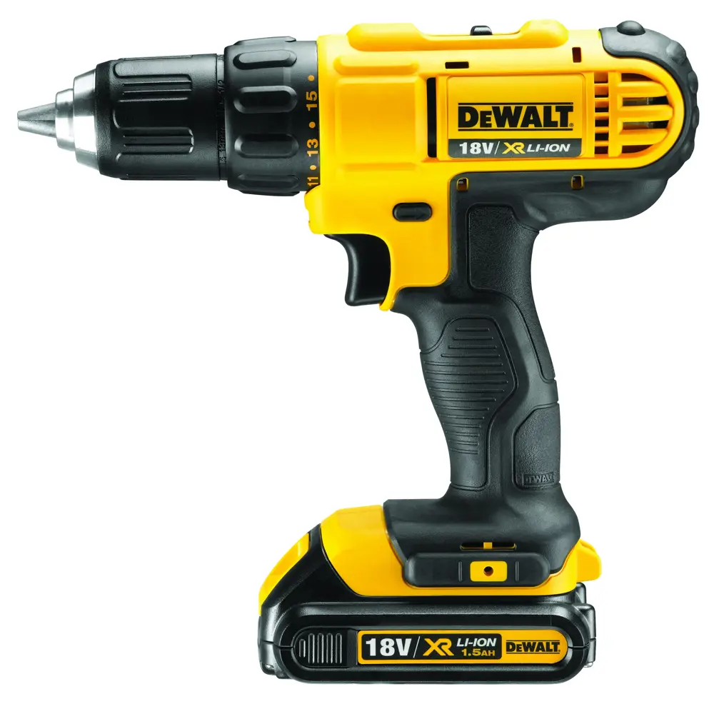 Дрель-шуруповерт аккумуляторная Dewalt DCD771S2P 18 В Li-Ion, 2х1.5 Ач 82009886 STLM-2010313  - Вид №1