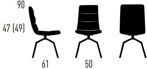 KFF Мягкое вращающееся кресло Arva light sun-id-1464189 - Вид №1