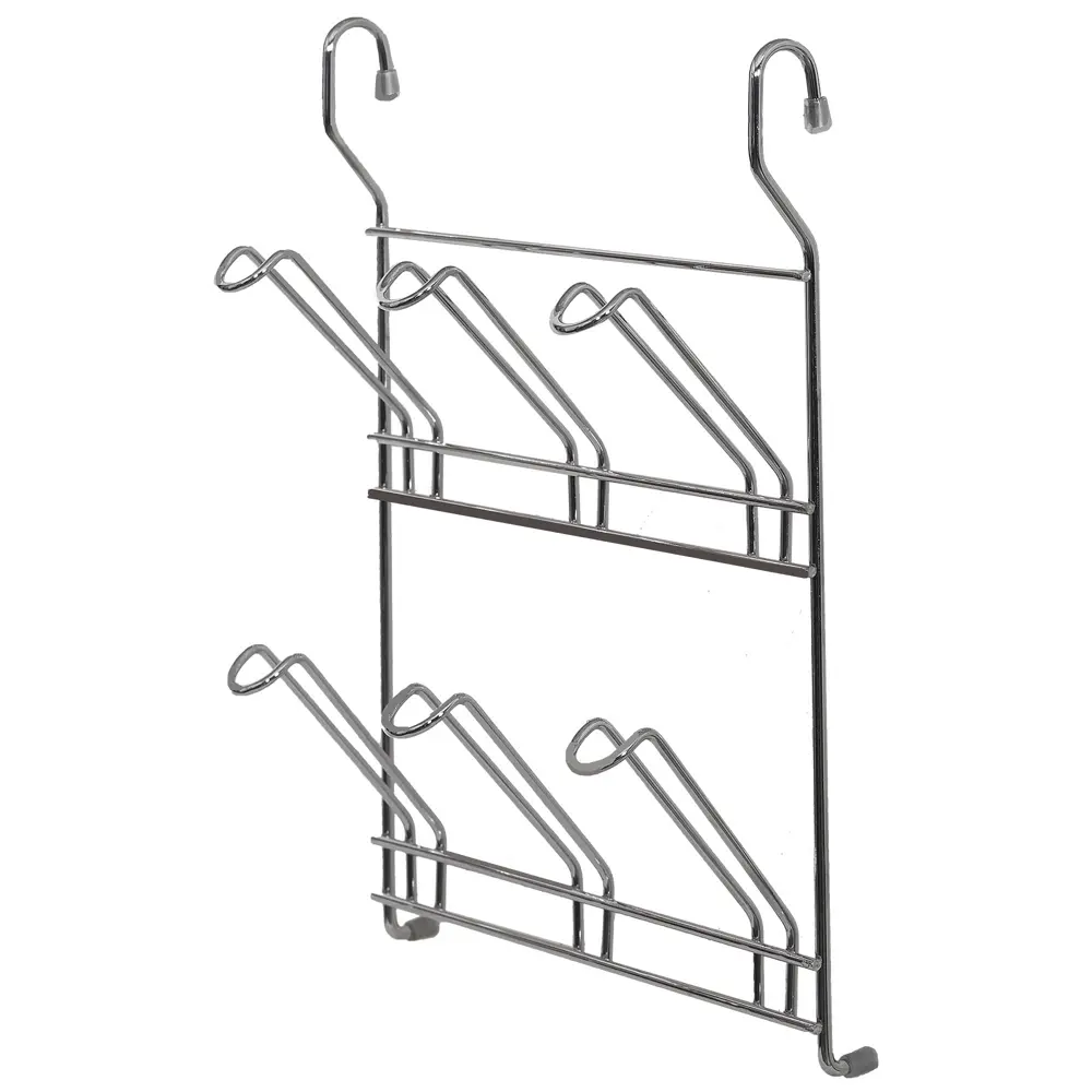Полка для 6-ти бокалов Delinia 24x10x34 см сталь цвет хром 18255116 STLM-2161175 