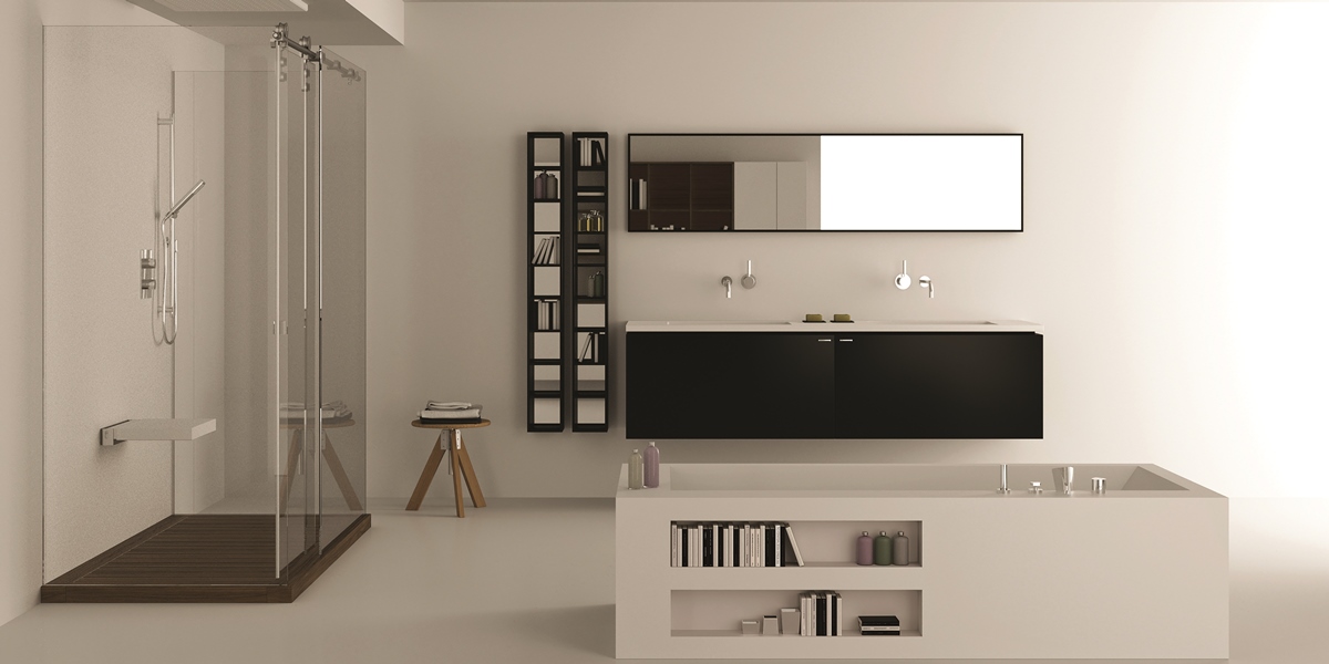 Moma Design Сиденье откидное для душевой кабинки Sedile белое SD03013936 - Вид №2