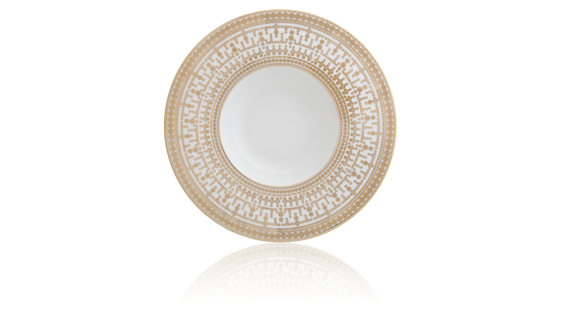 10615817 Haviland Сервиз столовый 6/34 "Тиара" (белый, золотой декор) Фарфор  - Вид №6
