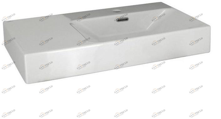 100100178 Подвесная раковина настенная овальная Noken Essence-c белая