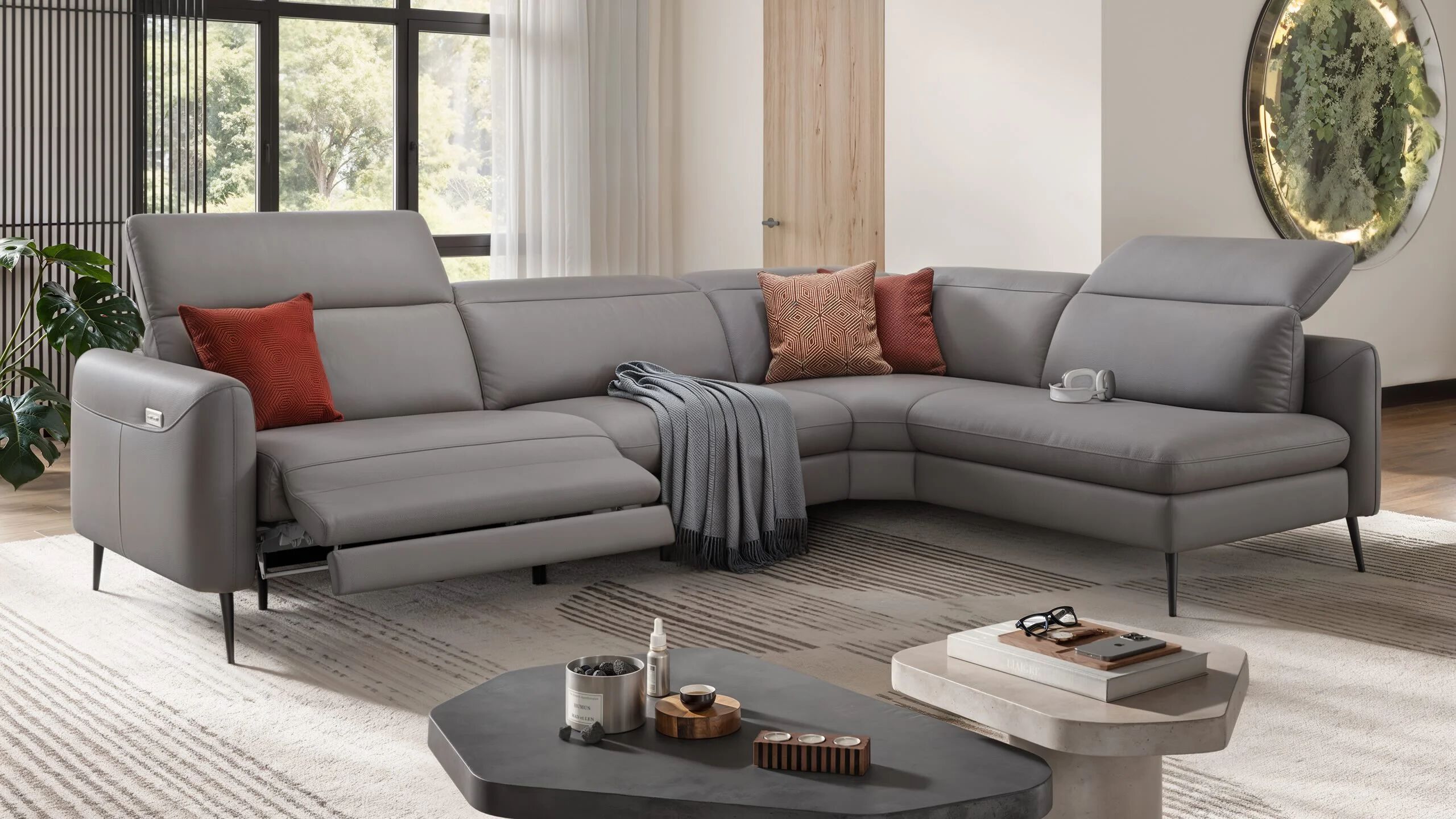 Кожаный угловой диван Sofanella Мессина ARCH-00138543 - Вид №9