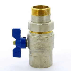 Кран шаровой НВ с разъемным соединением EVOLUTION бабочка F.I.V. 1"1/4