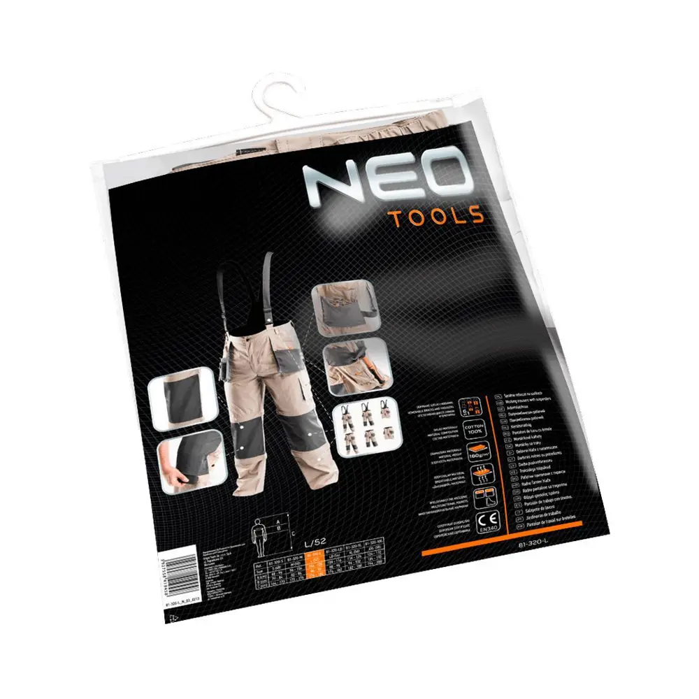 Полукомбинезон рабочий Neo 6 в 1, размер L/52 16969764 STLM-2167849 Neò - Вид №1