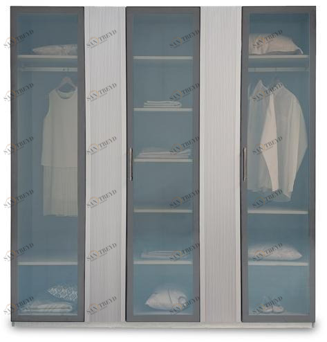 Enza Home Лакированный шкаф из мдф и стекла Astoria sun-id-1424817