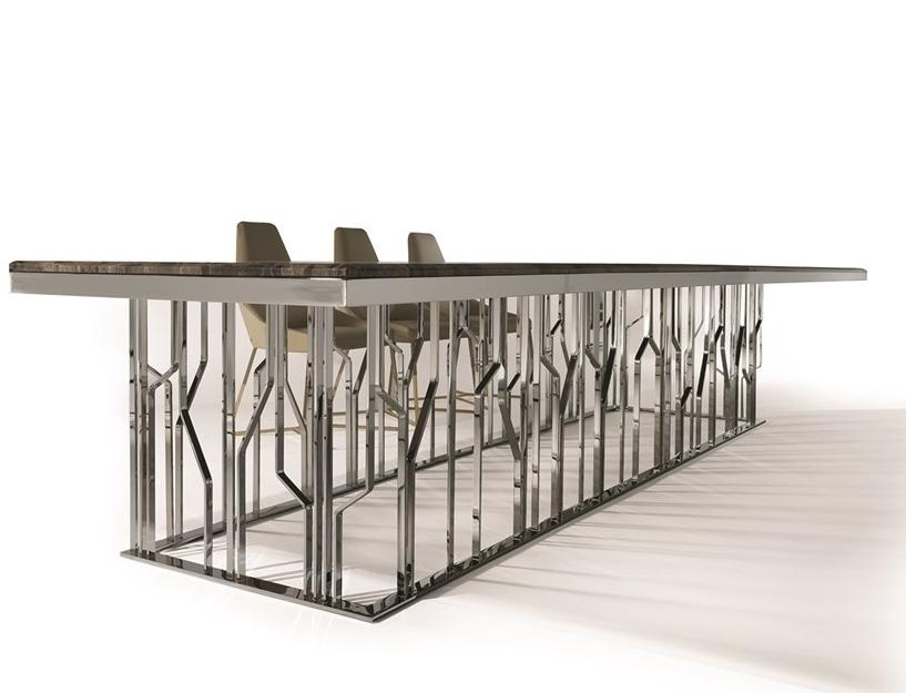 Longhi Прямоугольный мраморный стол Loveluxe T 120 - Вид №8