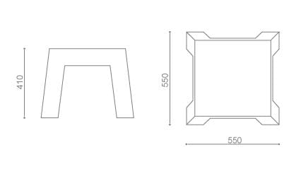 Низкий стул Moca ARCH-00061622 - Вид №3