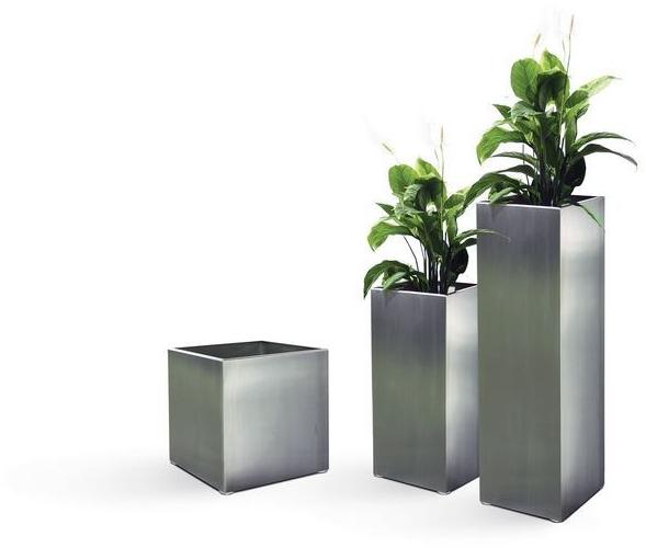 FueraDentro Высокий садовый горшок из нержавеющей стали Cima sun-id-1458448 - Вид №1