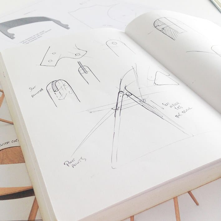 Складной стул из дуба Case NARIN ARCH-00002533 - Вид №10