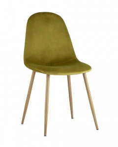 Стул со спинкой цвета зеленый лайм "Валенсия" STOOL GROUP ДИЗАЙНЕРСКИЕ, ИНТЕРЬЕРНЫЕ 00-3946206 Желтый;зеленый