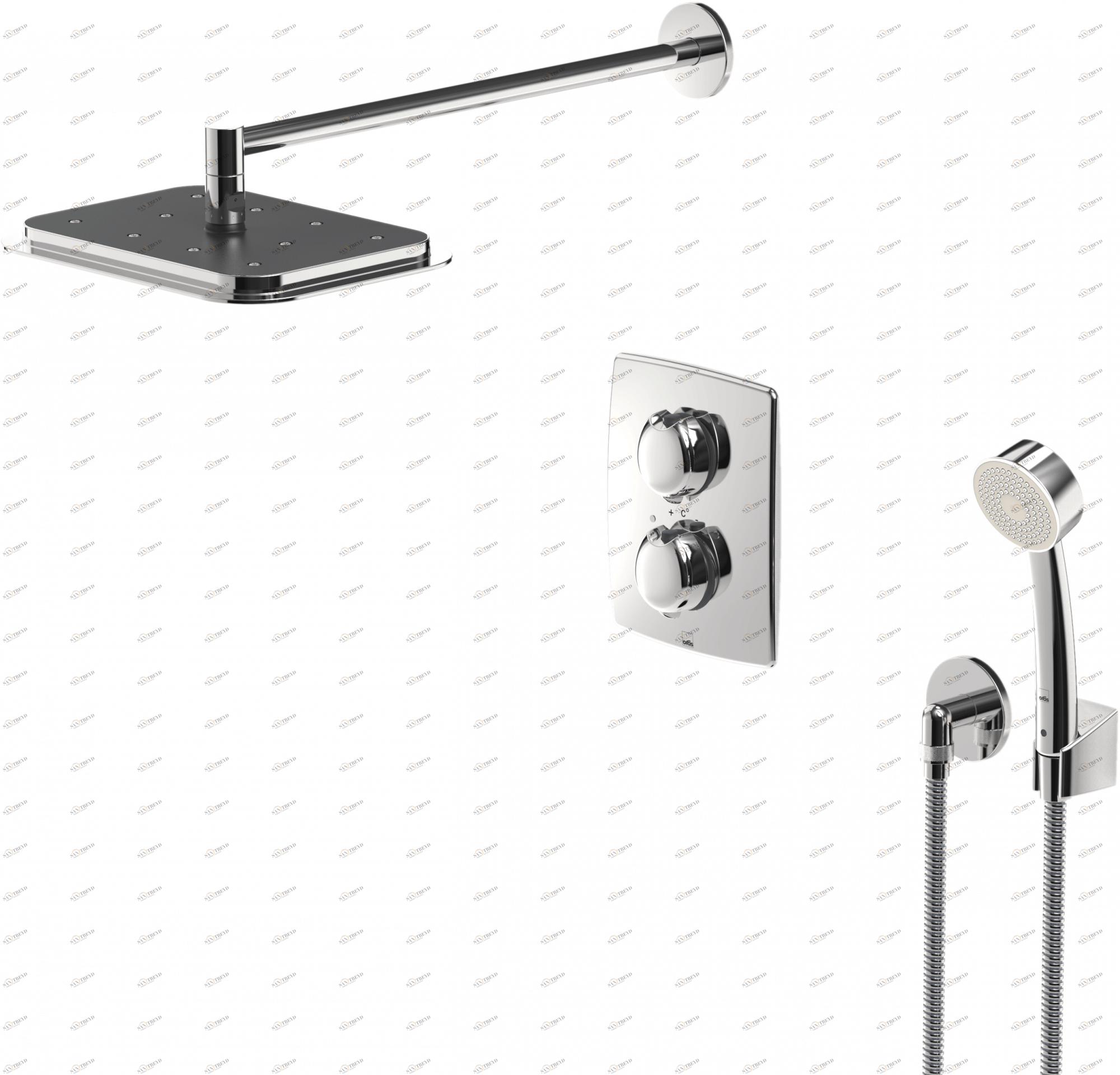 Oras 7139 Встраиваемый комплект 7139  Хром 