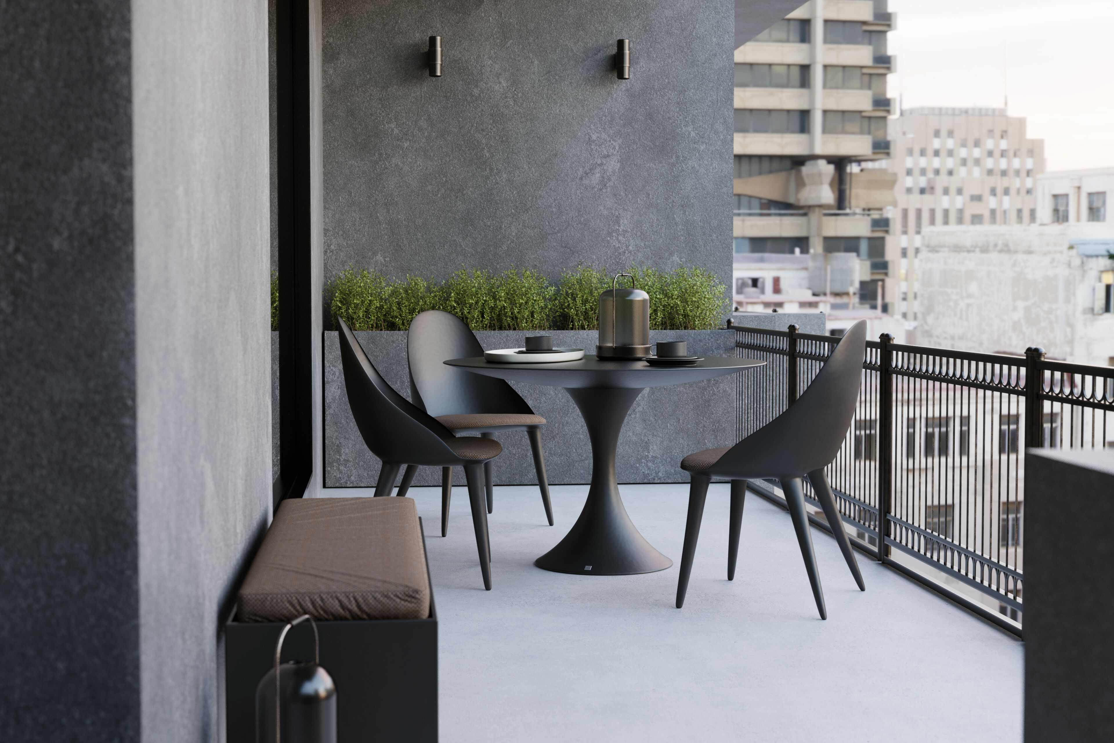 Садовый стул со встроенной подушкой GANSK MÓNACO ARCH-00116735 - Вид №12