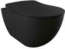 FE322-00SM00E-0000 FREE Унитаз подвесной безободковый с биде ЧЕРНЫЙ МАТОВЫЙ Creavit Free