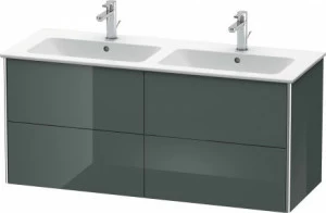 XS417503838 Тумбочка подвесная XSquare #XS4175 1280 x 478 мм Доломитово-серый глянцевый лак