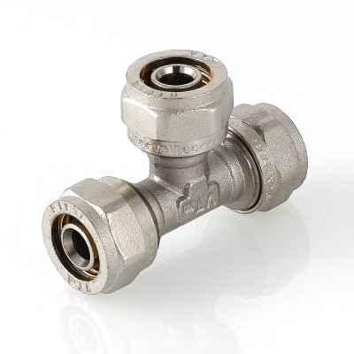 VTm.331.N.262020 Фитинг обжимной – тройник Valtec 26 х 20 х 20 мм  - Вид №3