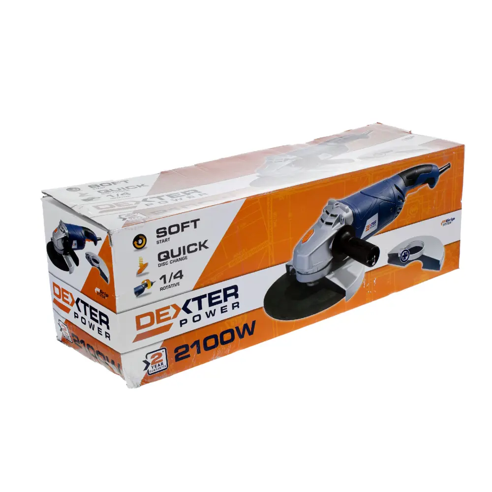 Углошлифовальная машина (болгарка) Dexter Power 3, 2100 Вт, 230 мм 13196081 STLM-2097603  - Вид №3