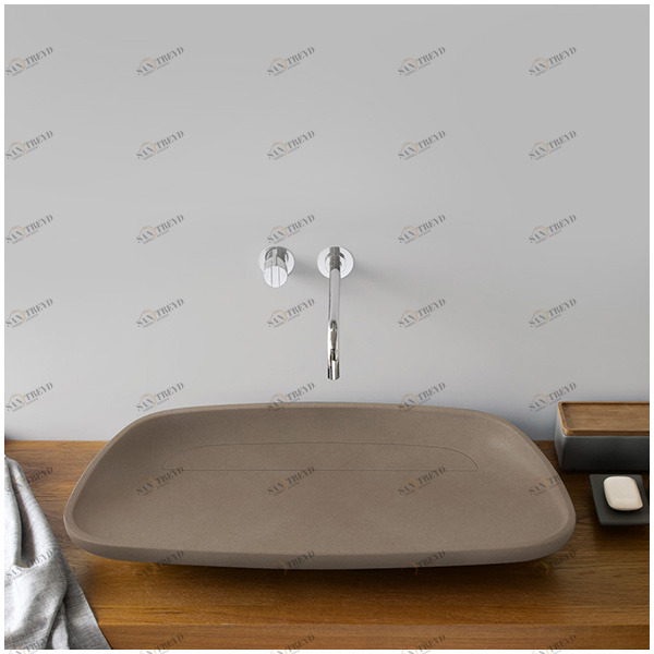 INK0211 Накладная раковина на столешницу  овальная Neutra Design 