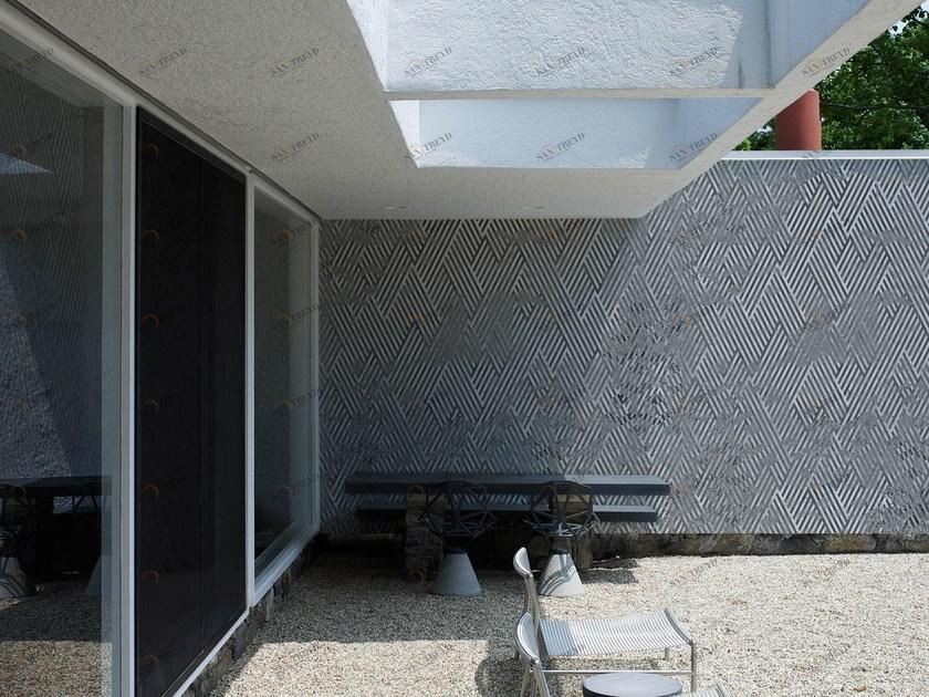 Wall&decò Полосатые обои для улицы Out system 15 sun-id-1420422