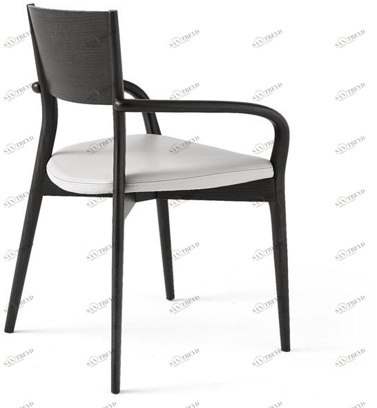 MisuraEmme Стул ясень с подлокотниками со встроенной подушкой Atelier sun-id-1496007