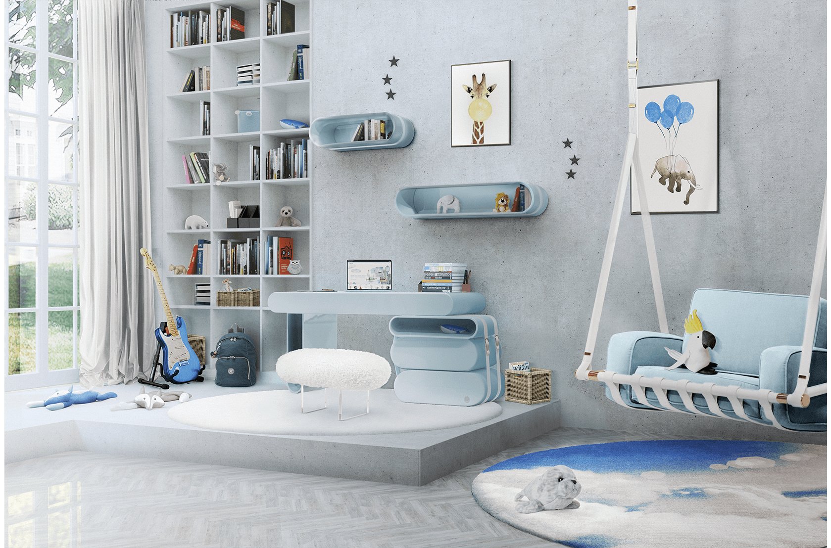 CIST522 Детские ковры Небо Circu  - Вид №5