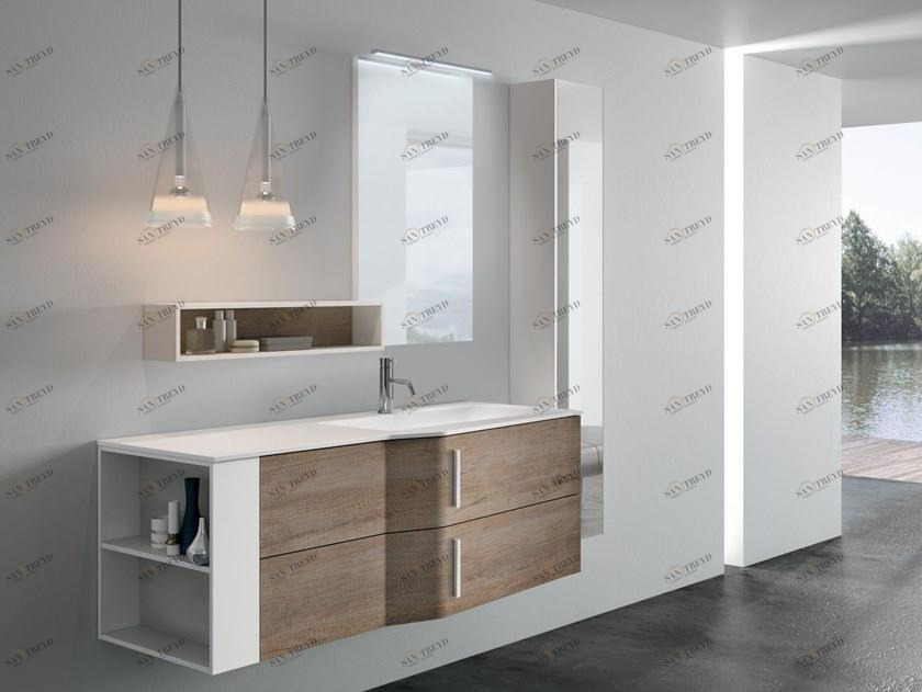 Gruppo Geromin Подвесная тумба под умывальник с ящиками Str8 sun-id-1348022