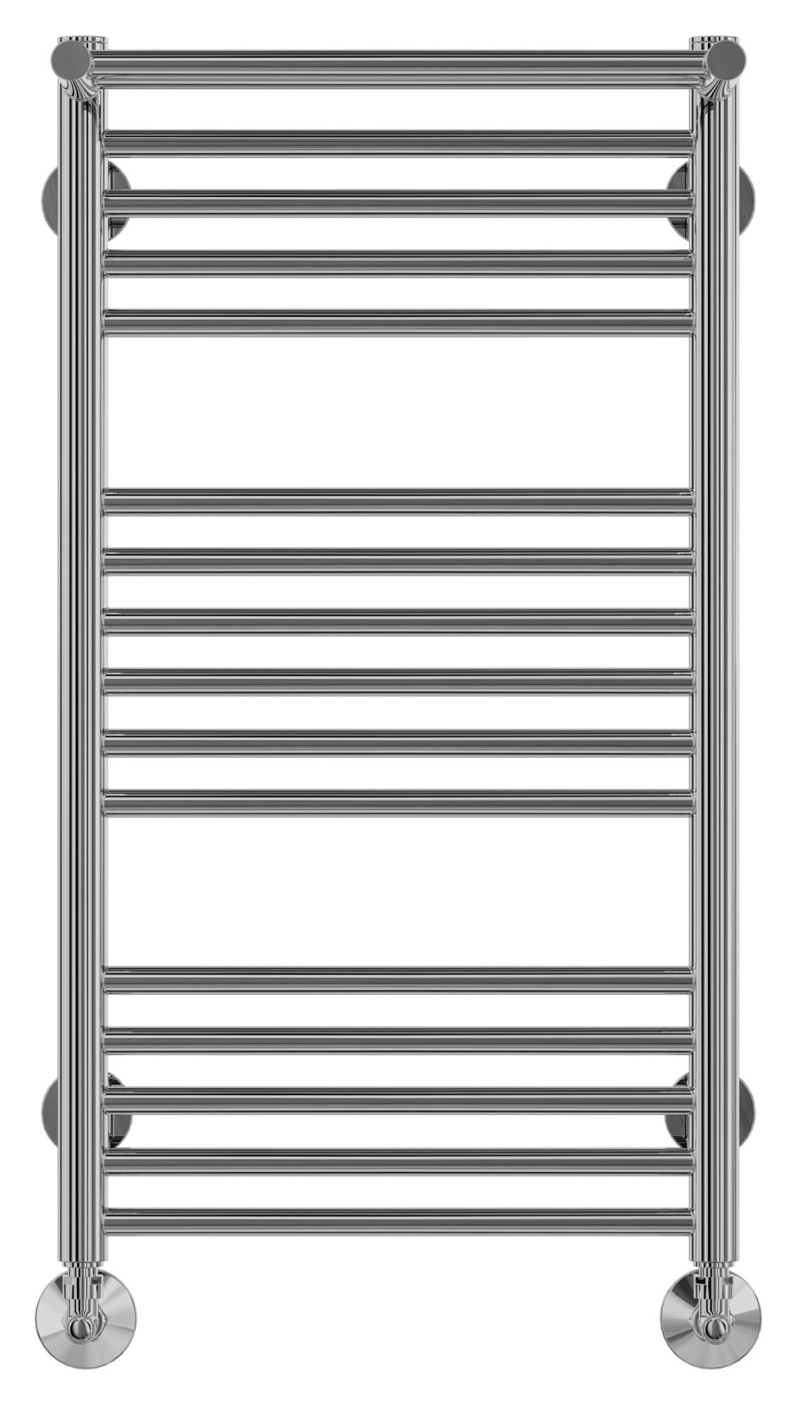4660059582351 СТАНДАРТ Аврора с полкой П16 400х780 (5+6+5) Полотенцесушитель TERMINUS RAL 9005 матовый - Вид №1