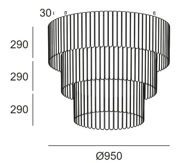 Светодиодный потолочный светильник из поликарбоната LedsC4 Scarlett ARCH-00013861 - Вид №10